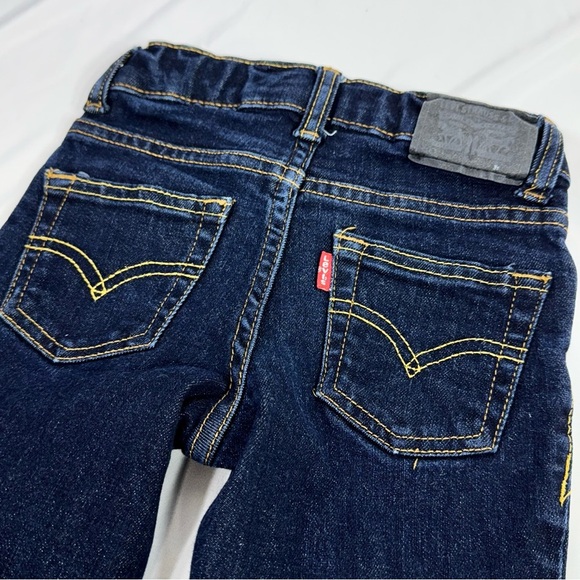 Levi's Boys Performance 511 Slim Dark Wash Jeans - Picture 4 of 8